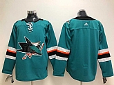 San Jose Sharks Blank Teal Adidas Stitched Jersey,baseball caps,new era cap wholesale,wholesale hats